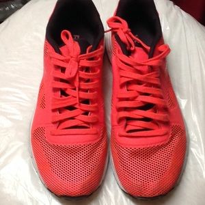 Neon Orange Reebok Shoes